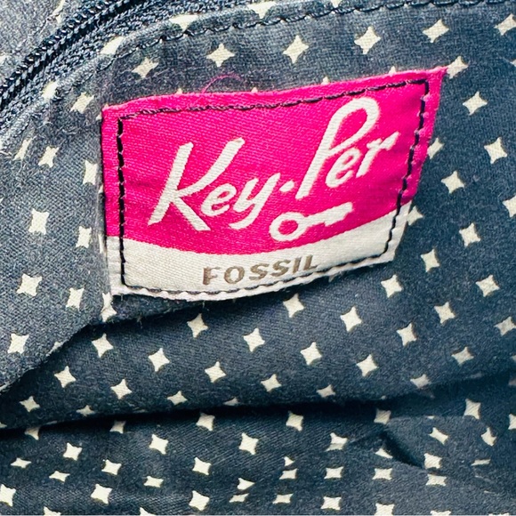 🍓Fossil Key-Per Print Crossbody Shoulder
Bag Boho Vibes Pink Key - Picture 5 of 8